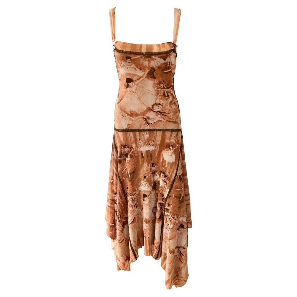 Jean Paul Gaultier S/S 2004 Vintage Edgar Degas Mesh Ballerina Dress